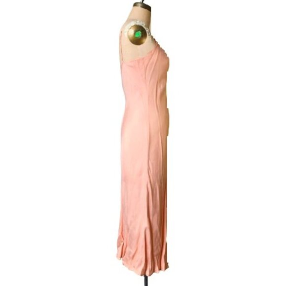 J. crew Gwyneth cupro-blend slip dress peach - Picture 5 of 14